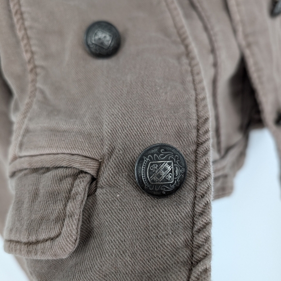 Free People Jagger Blazer Military Style Boho - Picture 5 of 10